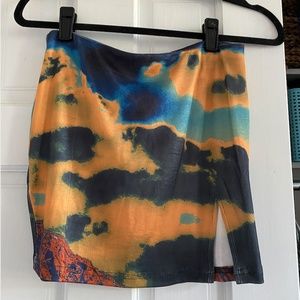 Motel Haran Mini Skirt in Heat Map